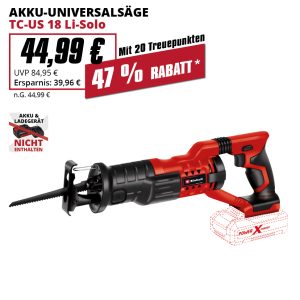 • Werkzeugloser Sägeblattwechsel
• Schnitttiefe: in Holz: 115 mm/ in Kunststoff: 20 mm/ in Stahl: 10 mm
• Hubhöhe: 22 mm